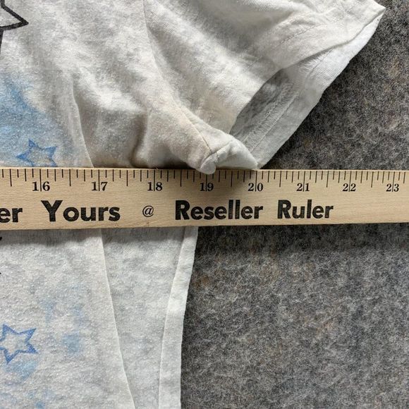 Harley Davidson Shirt Women's Large Casual Short Sleeve Outdoors White Blue - Picture 5 of 10